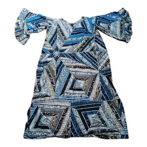 Geometric African Style Dress